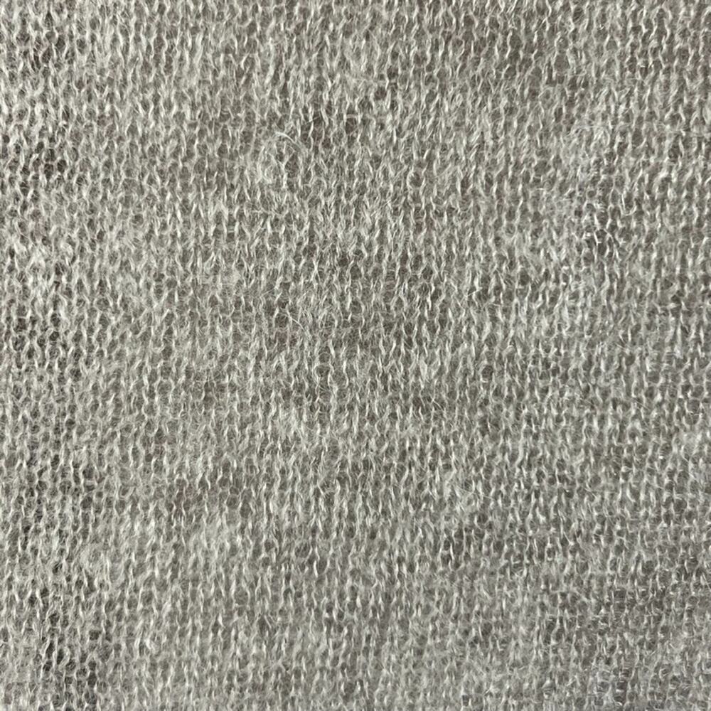 Lara Knit Light Sweater Women's S Brown Kid Mohair Wool Pullover Lined - Picture 4 of 6